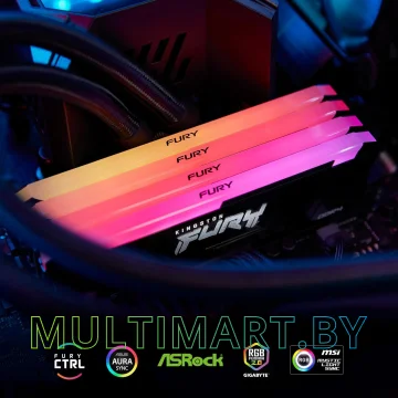 Оперативная память Kingston FURY Beast RGB 2x32GB DDR4 PC4-28800 (KF436C18BB2AK2/64) картинка 6